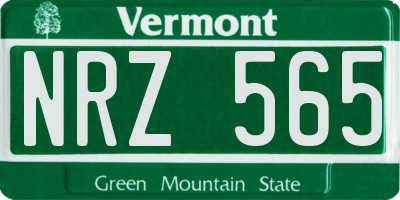 VT license plate NRZ565