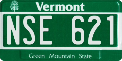 VT license plate NSE621