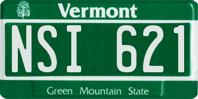 VT license plate NSI621