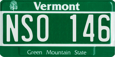 VT license plate NSO146
