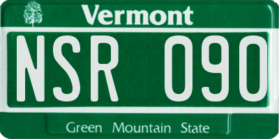 VT license plate NSR090