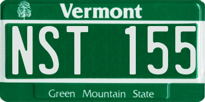 VT license plate NST155