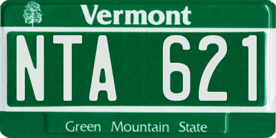 VT license plate NTA621