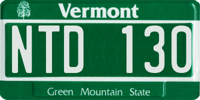 VT license plate NTD130