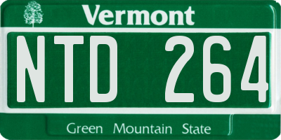 VT license plate NTD264