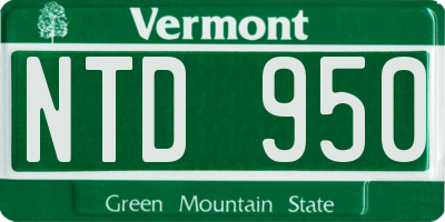 VT license plate NTD950