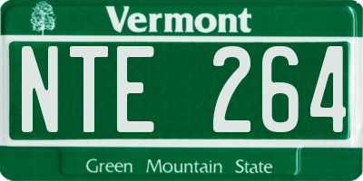 VT license plate NTE264