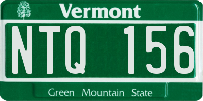 VT license plate NTQ156