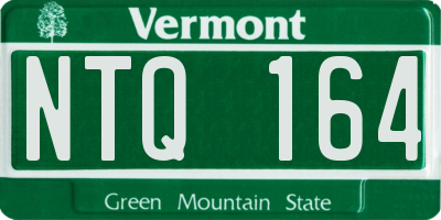 VT license plate NTQ164