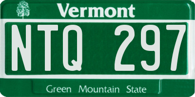 VT license plate NTQ297
