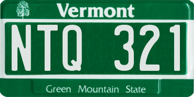 VT license plate NTQ321