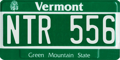VT license plate NTR556