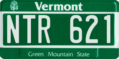 VT license plate NTR621