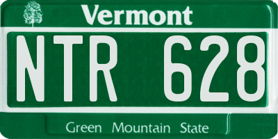 VT license plate NTR628