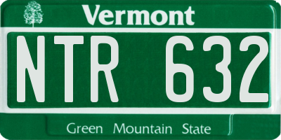VT license plate NTR632