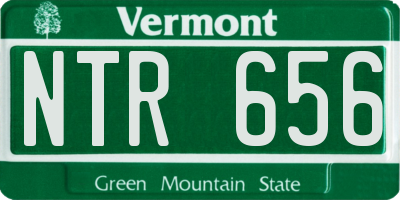 VT license plate NTR656