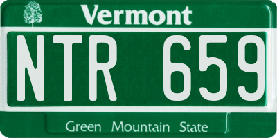 VT license plate NTR659