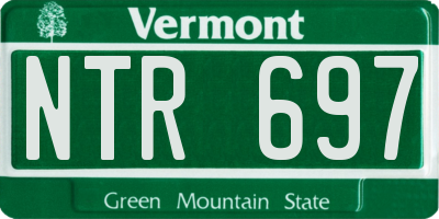 VT license plate NTR697