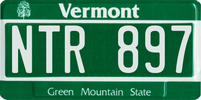 VT license plate NTR897