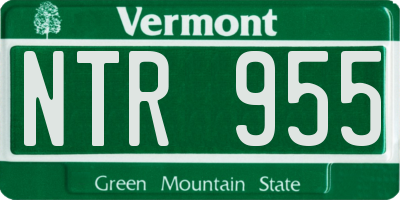 VT license plate NTR955