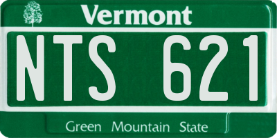 VT license plate NTS621
