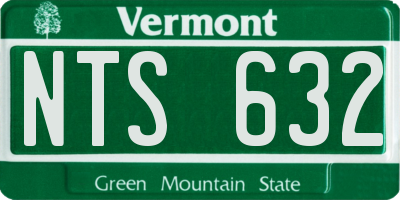 VT license plate NTS632