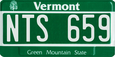 VT license plate NTS659