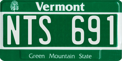 VT license plate NTS691