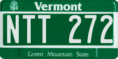 VT license plate NTT272