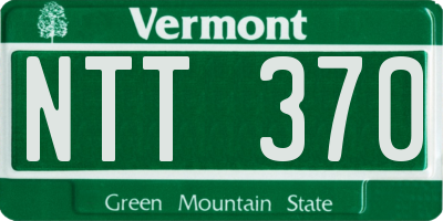 VT license plate NTT370