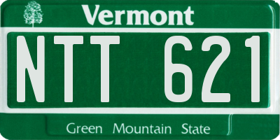 VT license plate NTT621