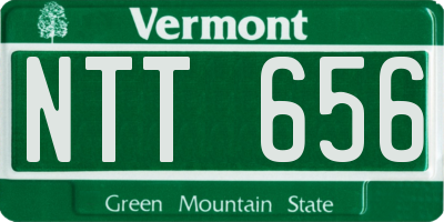 VT license plate NTT656