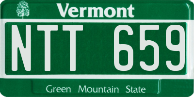 VT license plate NTT659