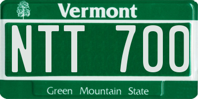 VT license plate NTT700