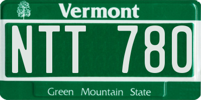 VT license plate NTT780