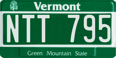 VT license plate NTT795