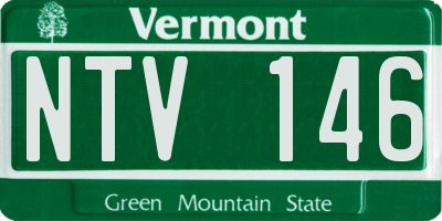 VT license plate NTV146