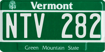 VT license plate NTV282