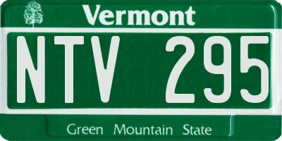 VT license plate NTV295