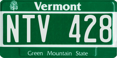 VT license plate NTV428