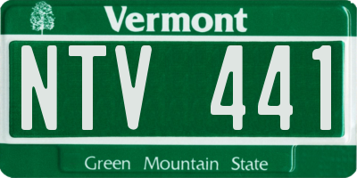 VT license plate NTV441