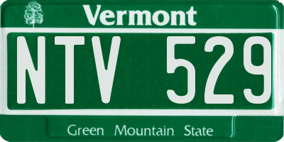 VT license plate NTV529
