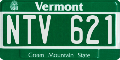 VT license plate NTV621