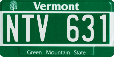 VT license plate NTV631