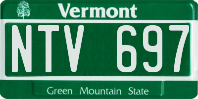 VT license plate NTV697