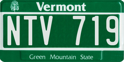 VT license plate NTV719