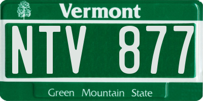VT license plate NTV877