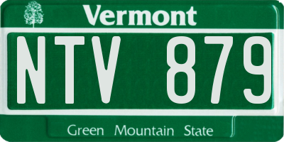 VT license plate NTV879