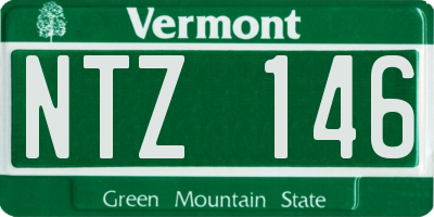VT license plate NTZ146
