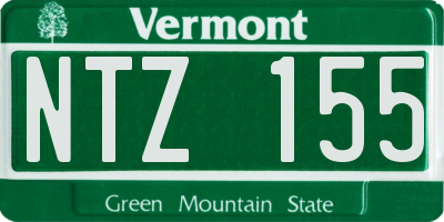 VT license plate NTZ155